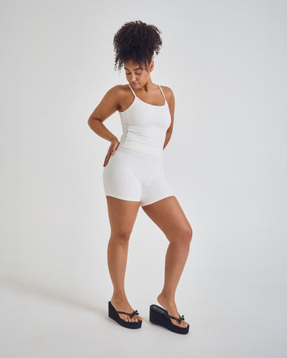 Effortless High-Waist Biker