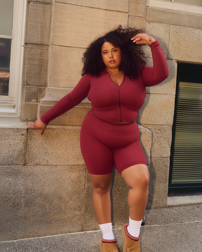 High-Waist Sculpt Biker Short